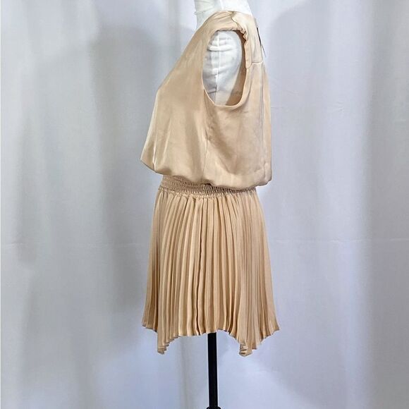 Ramy Brook Rori Satin Pleated Minidress size S - Picture 7 of 12